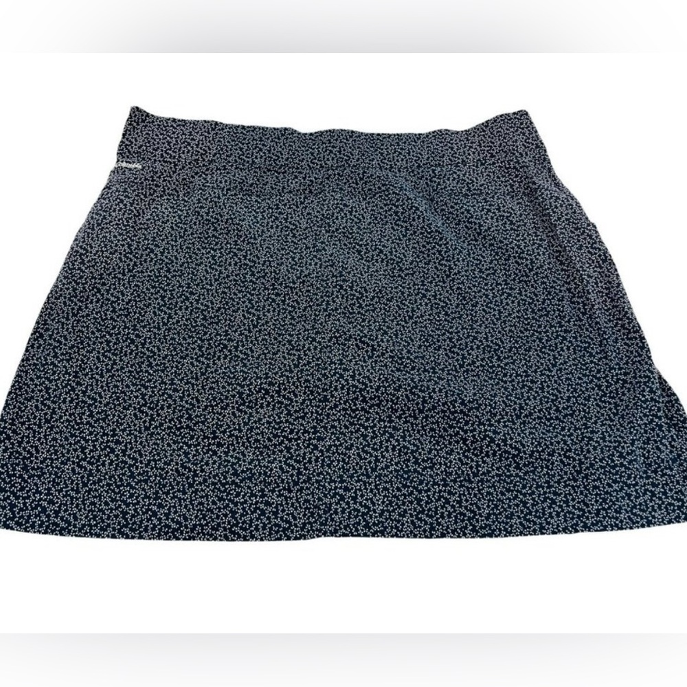 Columbia Omni Shield Blue White Printed Active Skort Womens 1X